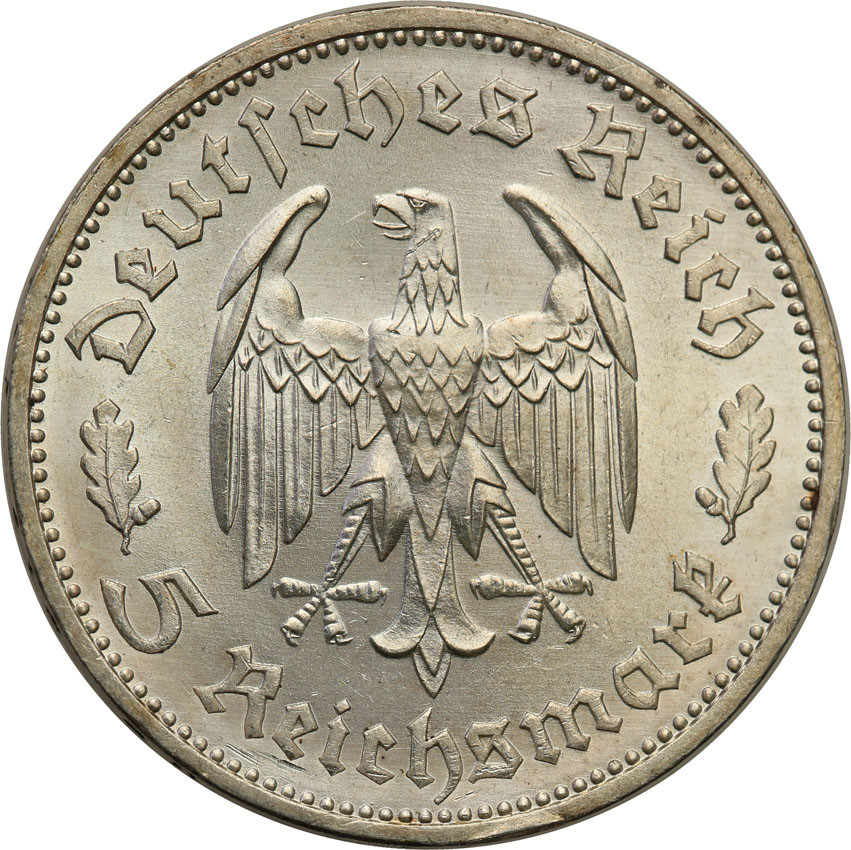 Niemcy, III Rzesza. 5 marek 1934, Schiller